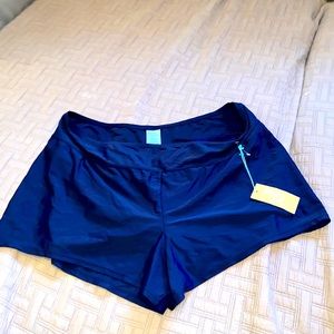 Kona Sol Size 16W/18W Navy Blue Swim Suit bottom